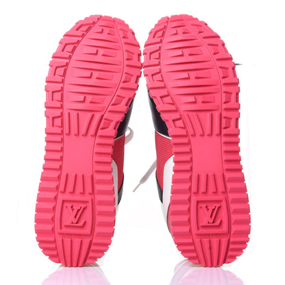 Louis Vuitton Calfskin Run Away Sneakers 37.5 Framboise Pink 7 of 10