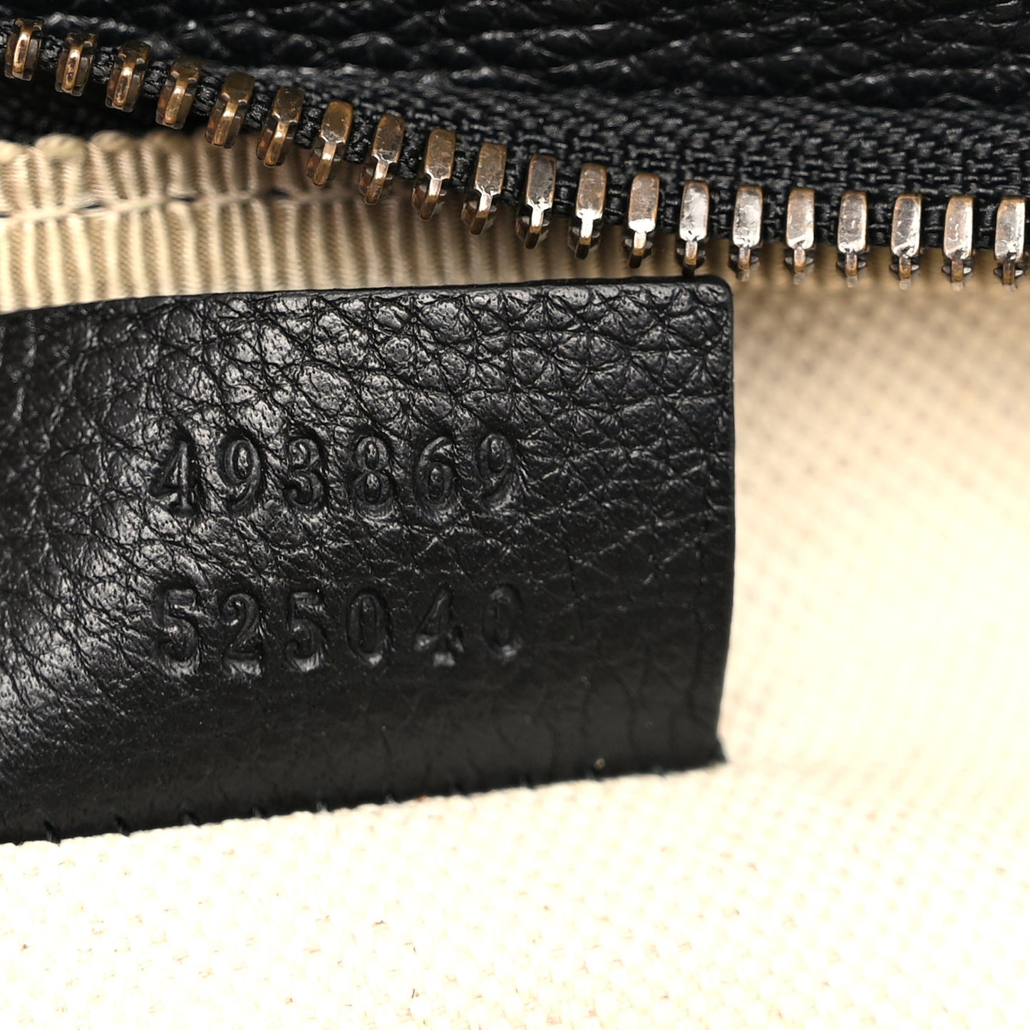 Grained Calfskin Logo Belt Bag Black