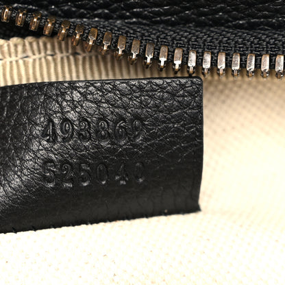 Gucci Grained Calfskin Logo Belt Bag Black 7 of 10
