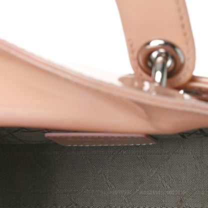 Christian Dior Patent Cannage Mini Lady Dior Pale Pink 5 of 11