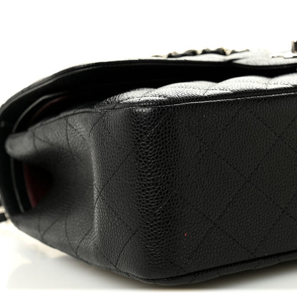 Chanel Caviar Quilted Jumbo Double Flap Black 9 of 10