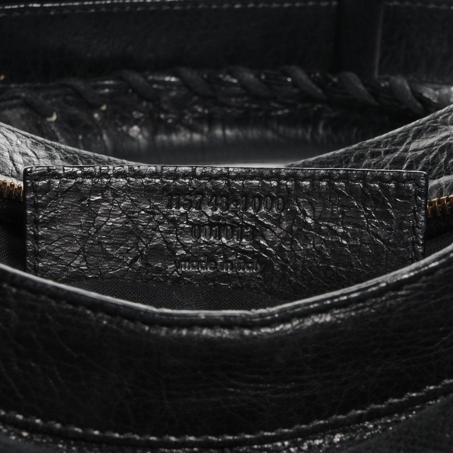 Agneau Perforated City Black