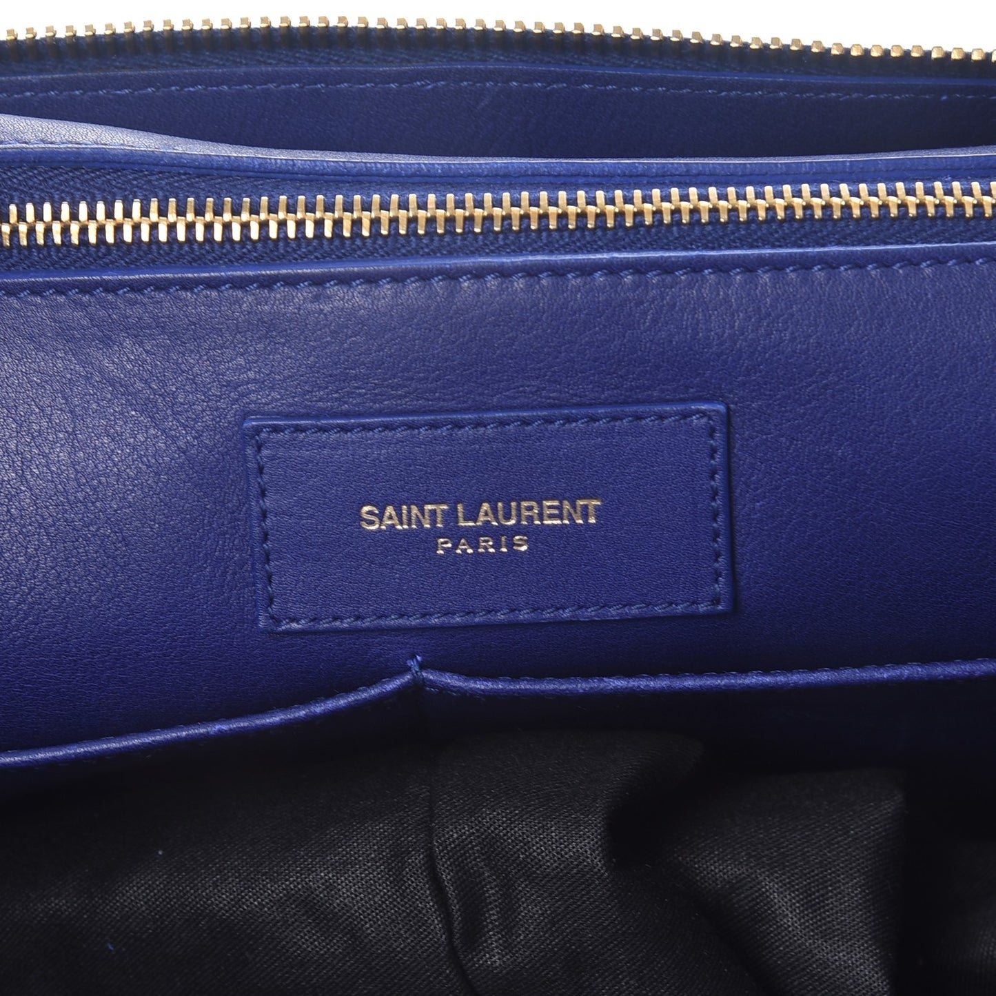 Calfskin Medium Classic Y Cabas Navy