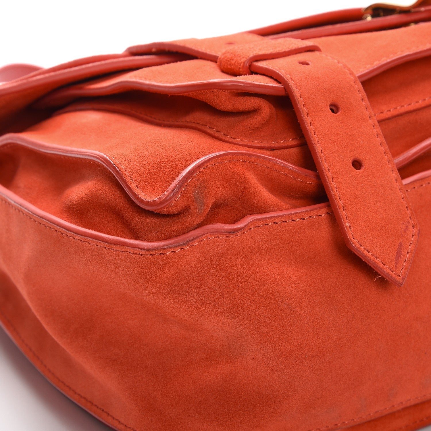 Proenza Schouler Suede PS1 Medium Satchel Orange 14 of 17