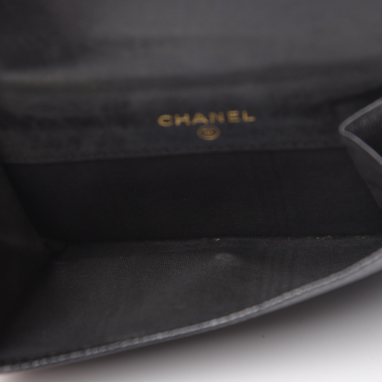 Caviar Timeless CC Compact French Wallet Black
