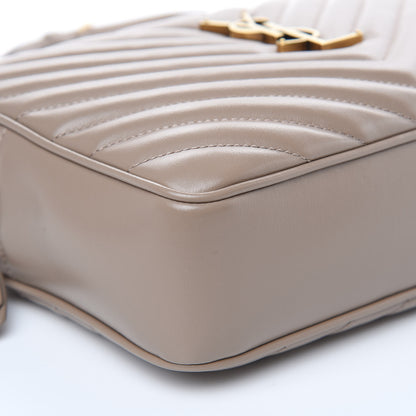 Saint Laurent Calfskin Matelasse Monogram Lou Camera Bag Dusty Grey 8 of 10
