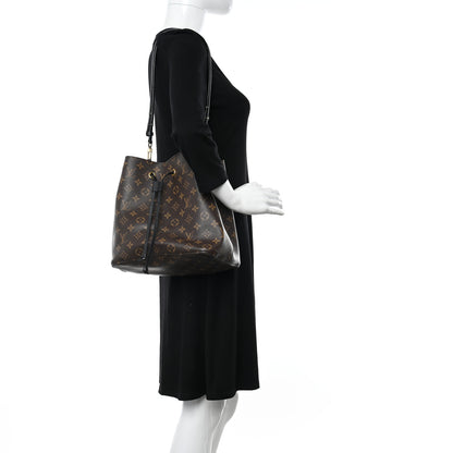 Louis Vuitton Monogram Neonoe MM Black 2 of 18