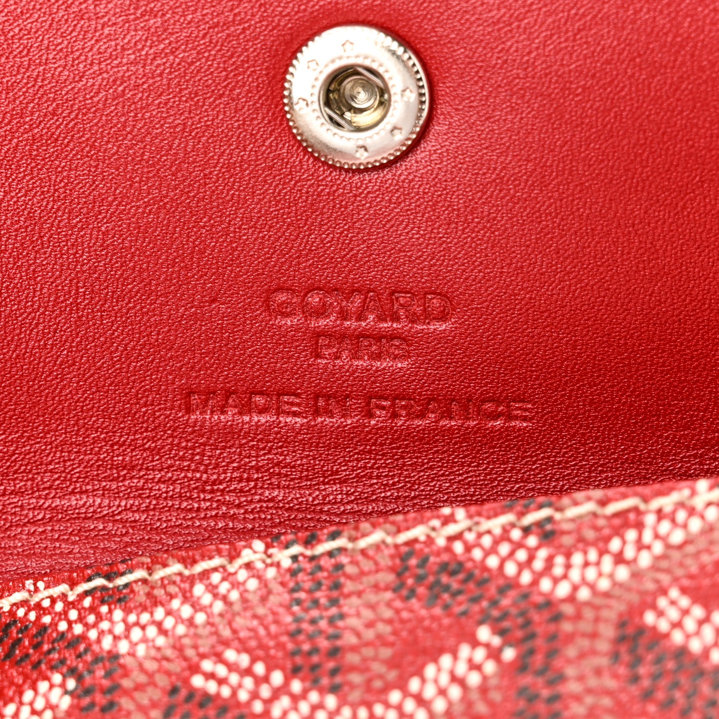 Goyardine Saint Louis Junior Jr PM Tote Red