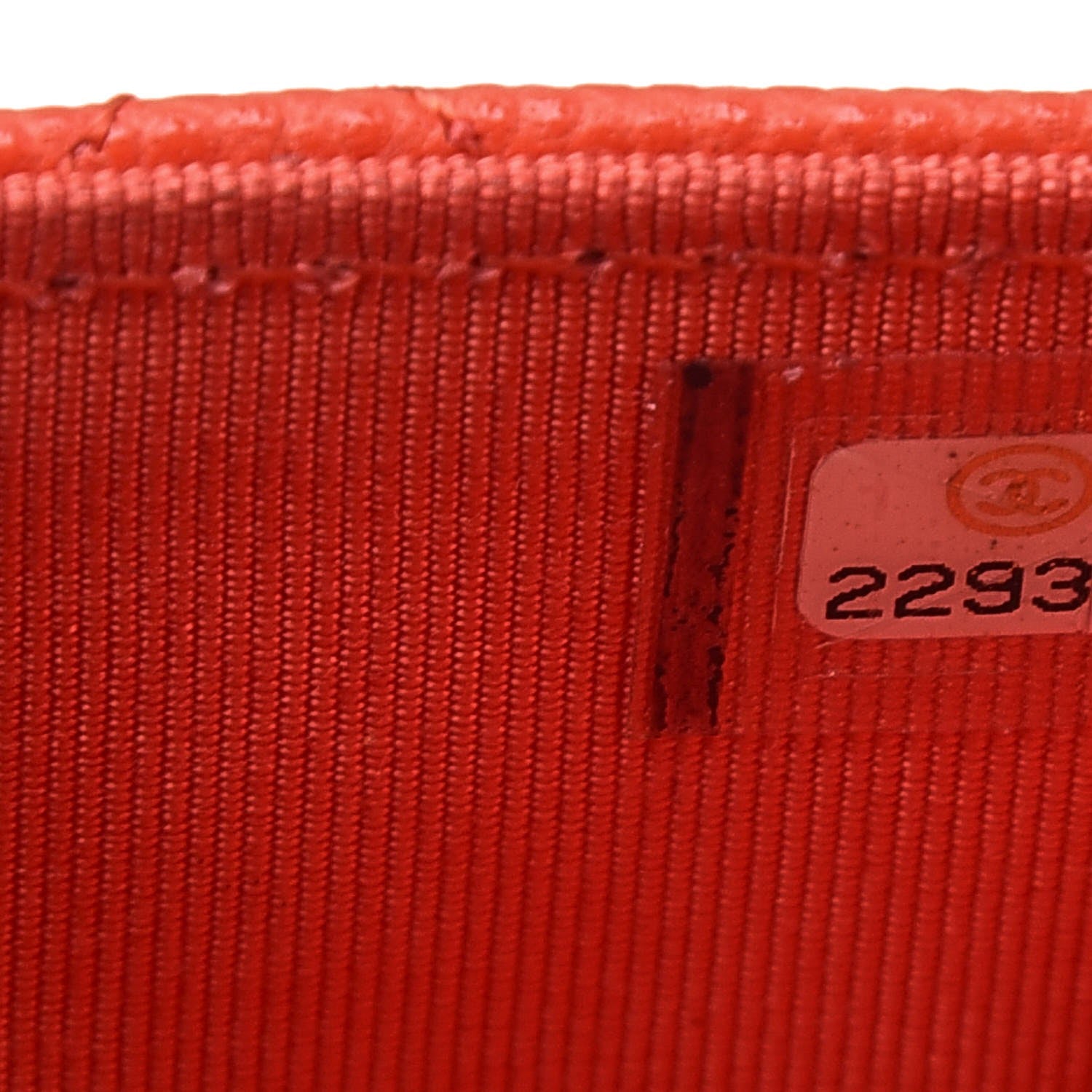 Chanel Caviar Quilted Flap Card Holder Red 8 of 9