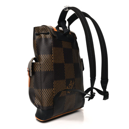 Louis Vuitton X NIGO Giant Damier Ebene Monogram Christopher PM Backpack 3 of 9
