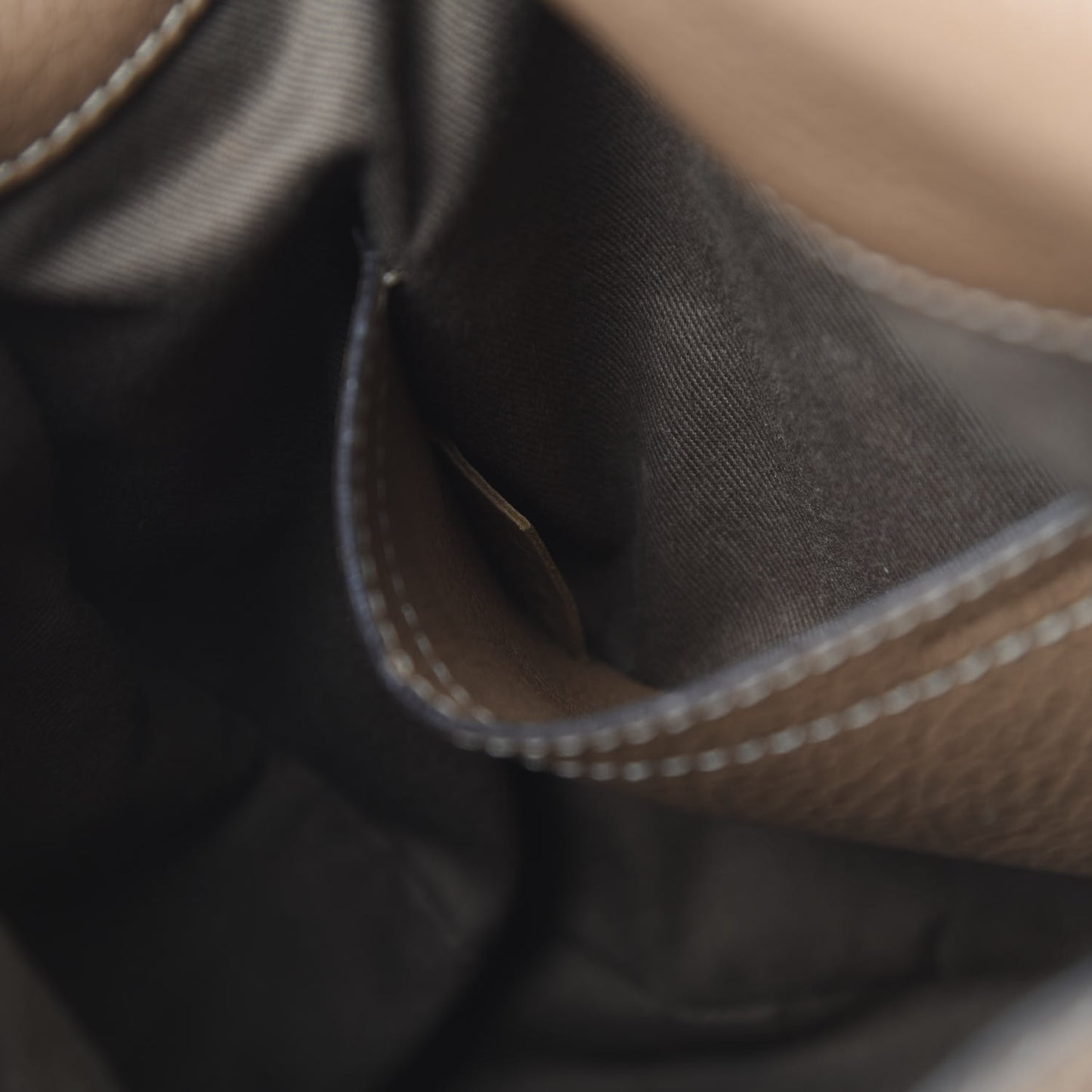 Calfskin Medium Marcie Round Crossbody Bag Nut