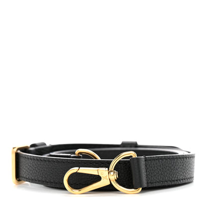 Louis Vuitton Grained Calfskin Vivienne NM Adjustable Shoulder Strap Black 1 of 3