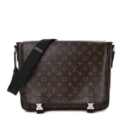 Louis Vuitton Monogram Macassar Clarence Messenger 1 of 10