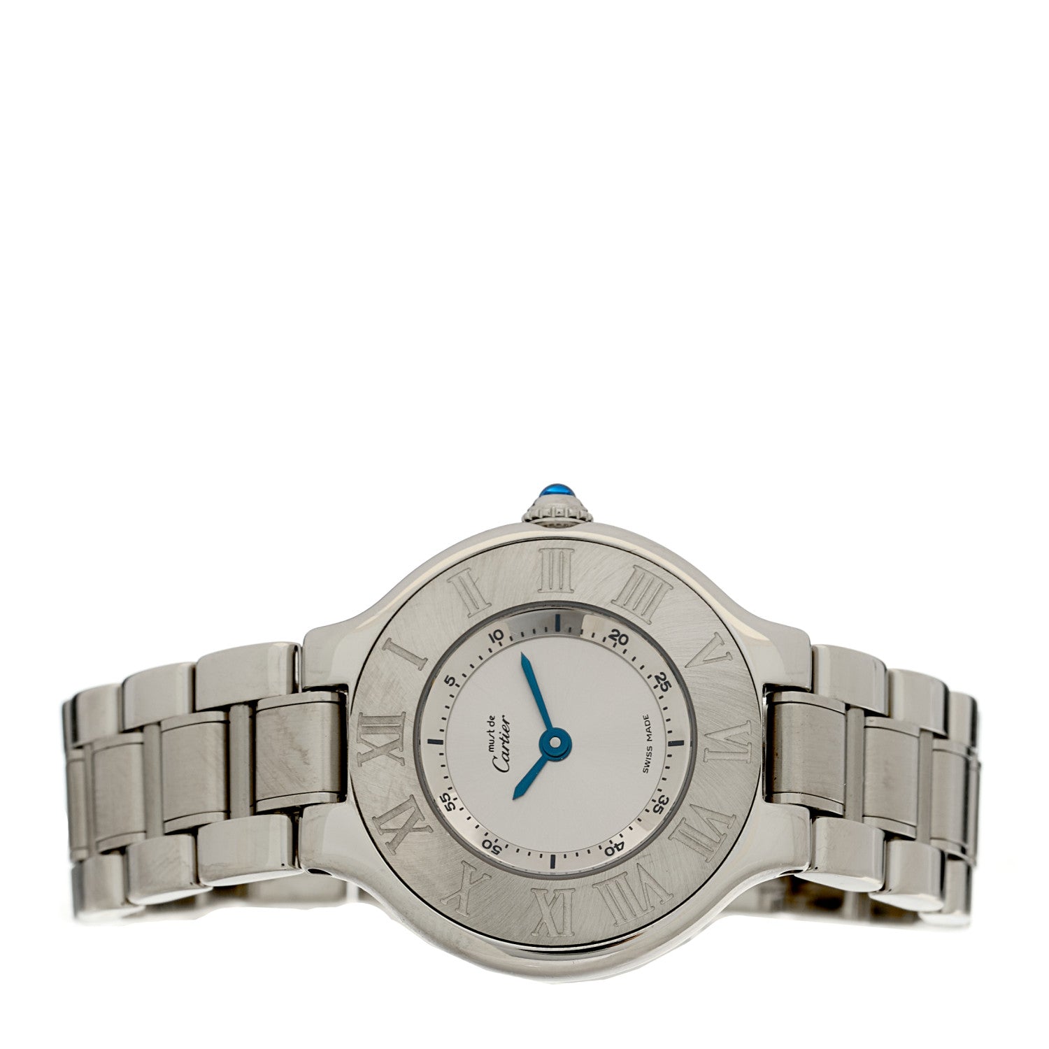 Cartier Stainless Steel 28mm Must De 21 Quartz Watch 2 of 4