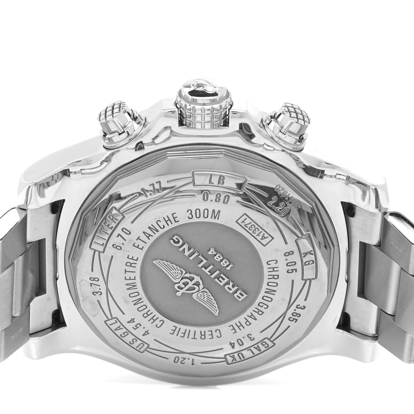 Stainless Steel 48mm Super Avenger Automatic Watch Volcano Blue A13371