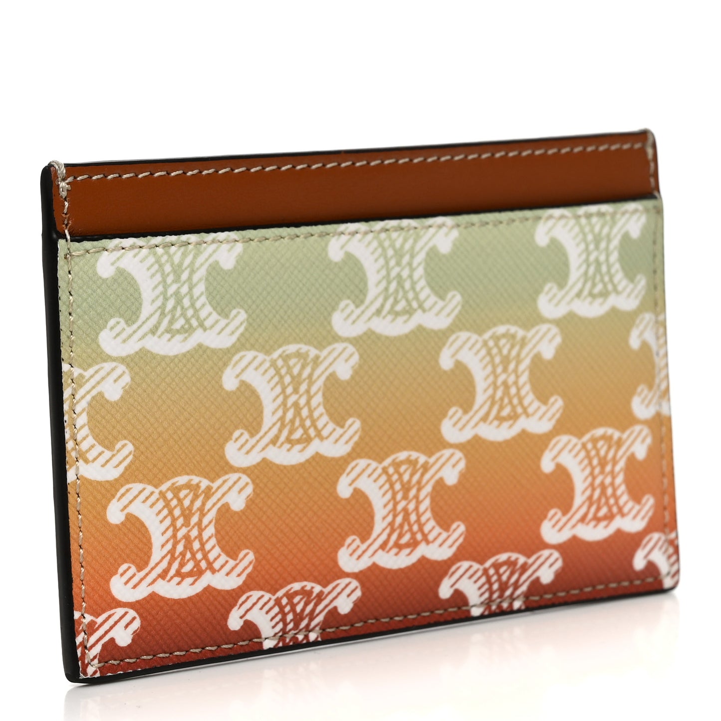 Triomphe Canvas Card Holder Multicolor