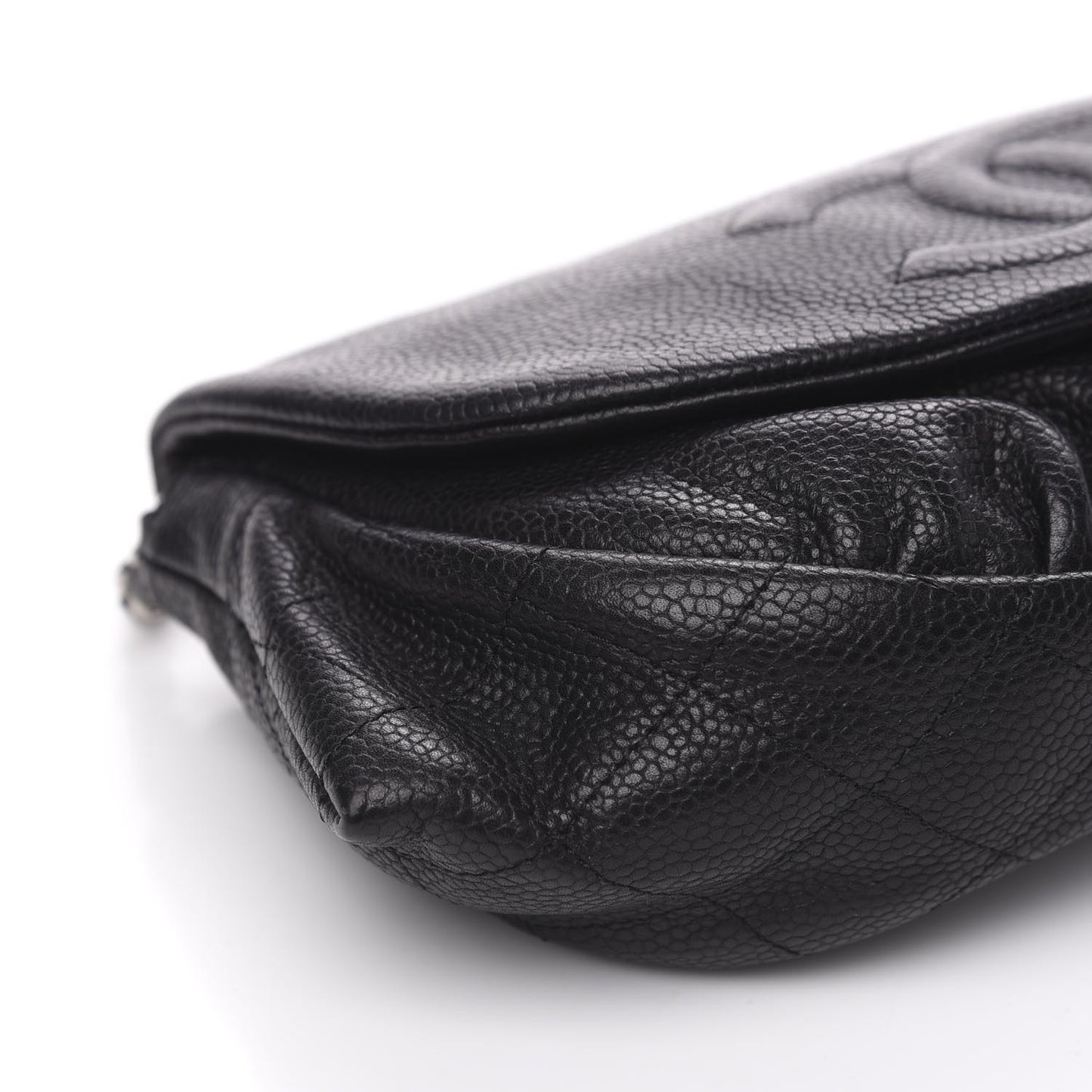 Caviar Half Moon Wallet On Chain WOC Black