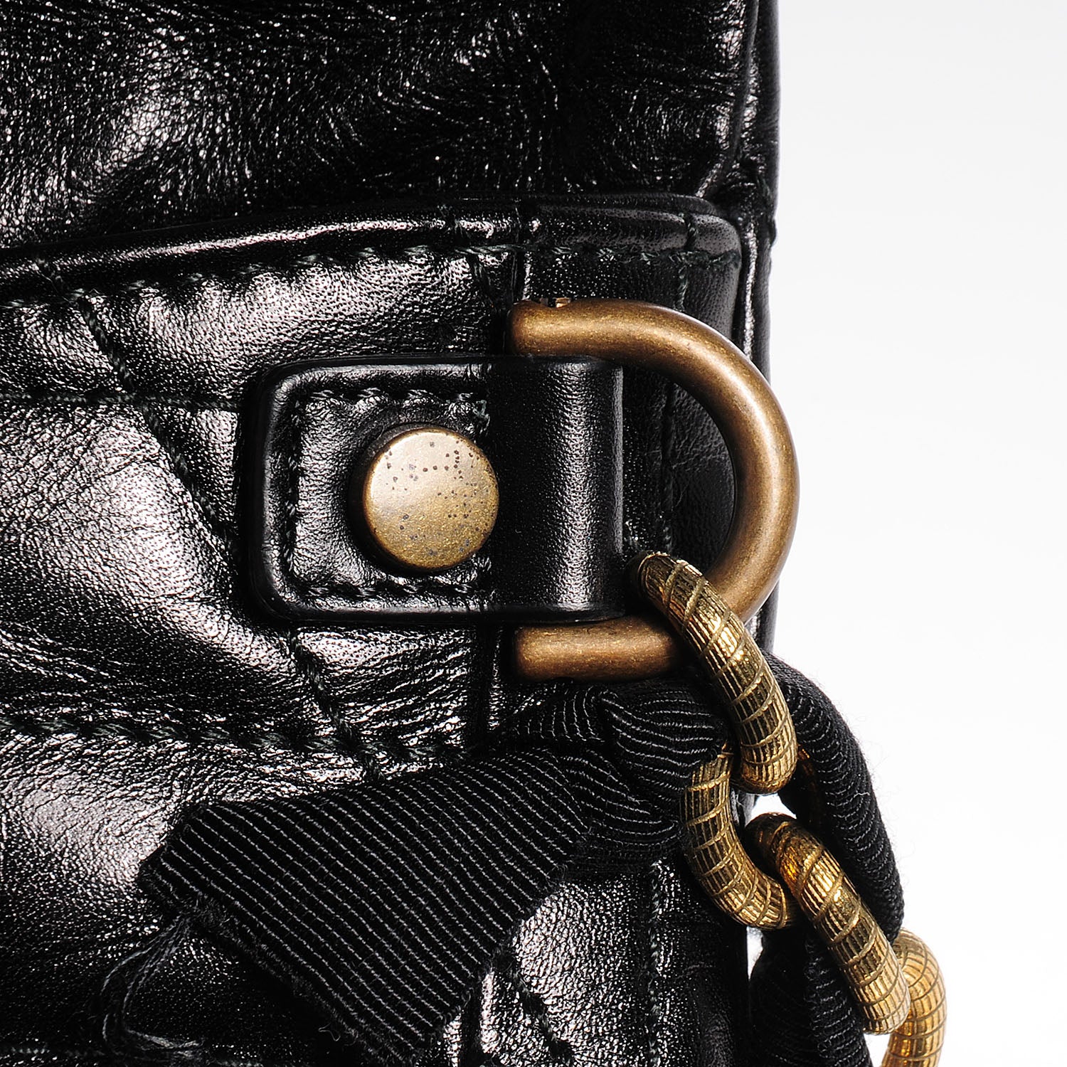 Lanvin Quilted Calfskin Happy Mini Pop Crossbody Black 11 of 11