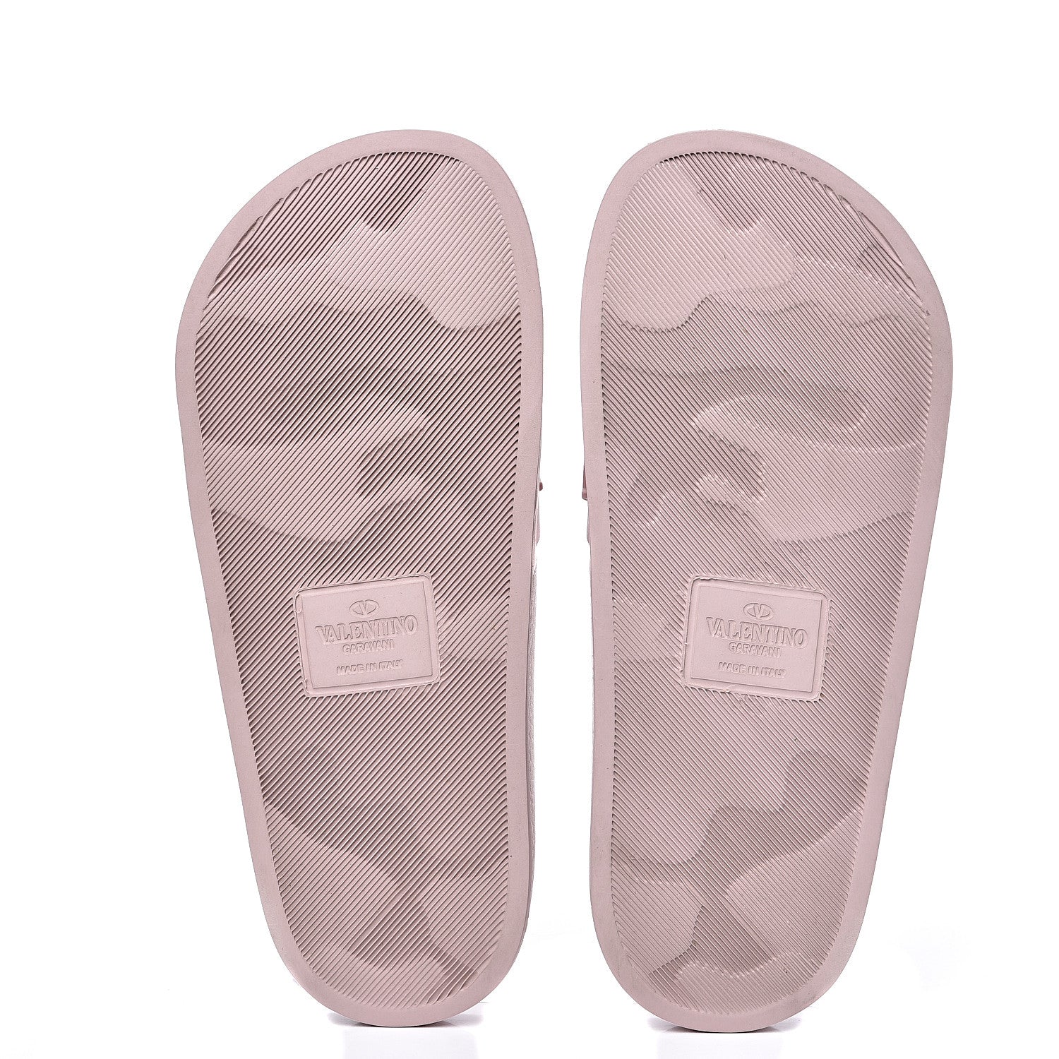 Valentino Garavani Rubber VLTN Pool Slide Sandals 36 Water Rose 6 of 9