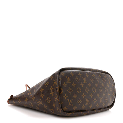 Louis Vuitton Monogram Calfskin Neo Neverfull Inside Out MM Tan 7 of 18