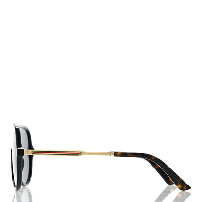 Gucci Acetate Aviator Sunglasses GG0199S Black 3 of 8