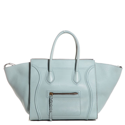 Celine Supple Calfskin Medium Phantom Luggage Glacier 1 of 9