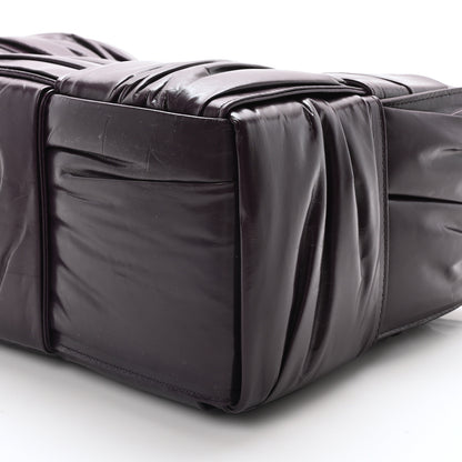 Bottega Veneta Foulard Intrecciato Pleated Medium Arco Tote Dark Mystic 9 of 9