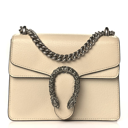 Gucci Textured Calfskin Crystal Mini Dionysus Shoulder Bag Mystic White 1 of 11