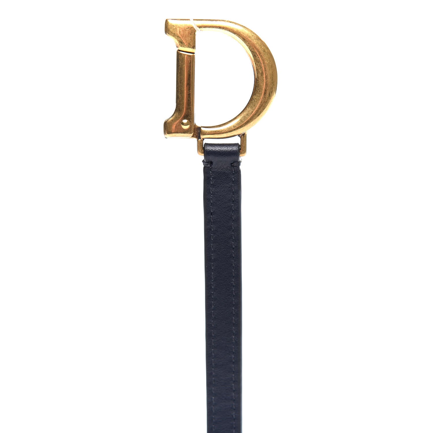 Christian Dior Oblique Saddle Coin Purse Blue 8 of 8