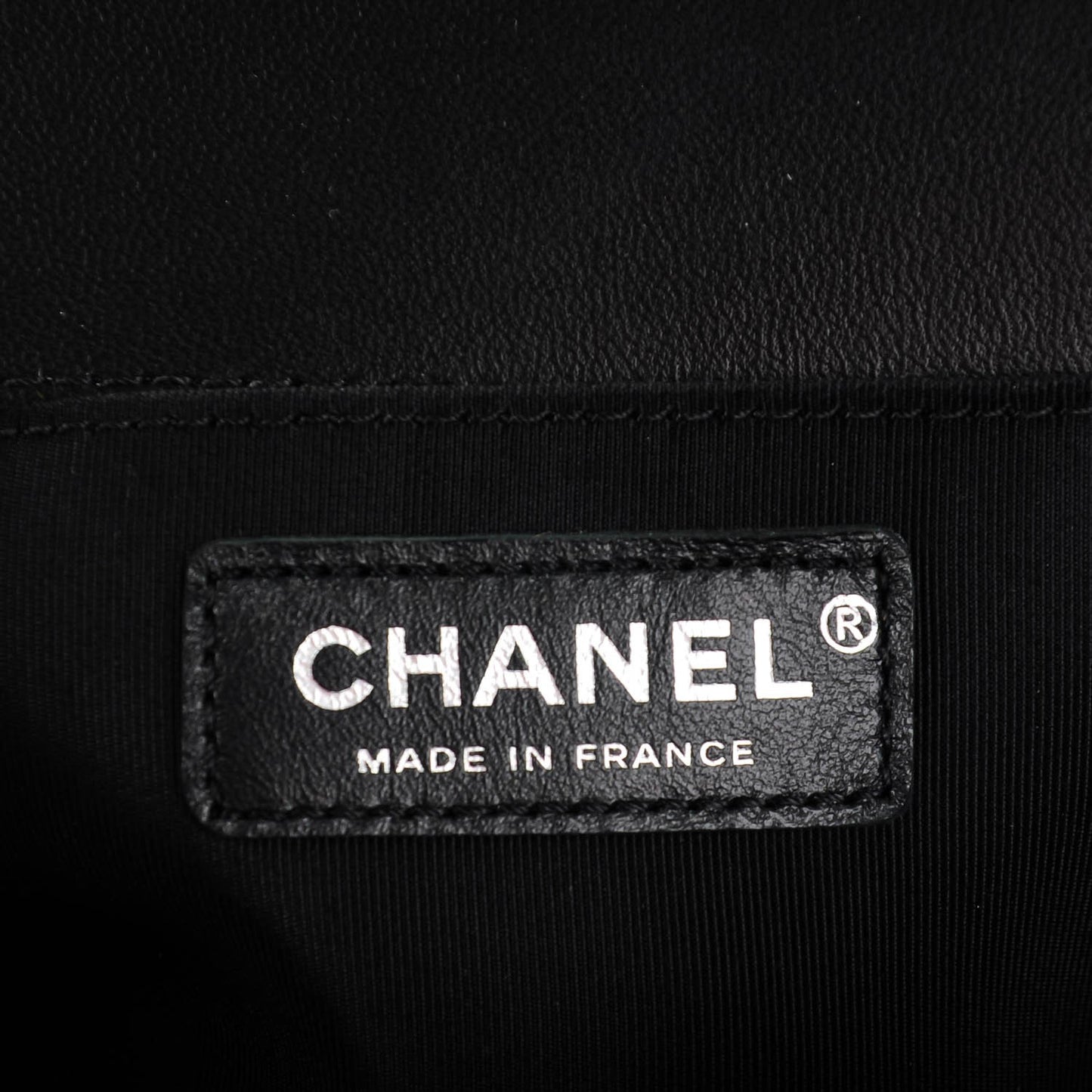 Lambskin Quilted Medium Boy Flap Black
