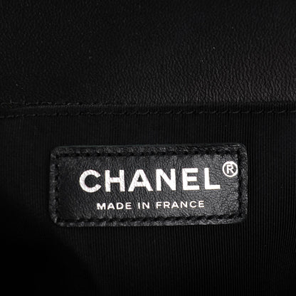 Chanel Lambskin Quilted Medium Boy Flap Black 6 of 7
