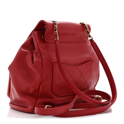 Chanel Caviar Quilted Business Affinity Backpack Fuchsia 3 of 9