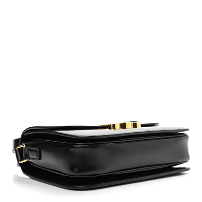 Celine Shiny Calfskin Medium Triomphe Black 4 of 15