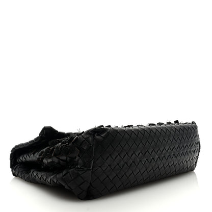 Bottega Veneta Nappa Intrecciato Fringe Flap Black 4 of 8
