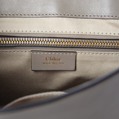 Chloe Suede Calfskin Small Faye Backpack Motty Grey 7 of 10