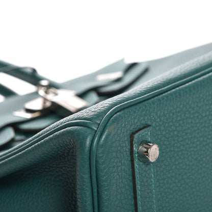 Hermes Togo Birkin 30 Malachite 25 of 32