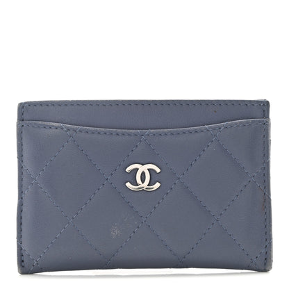 Chanel Lambskin Quilted Card Holder Light Purple 2 of 8