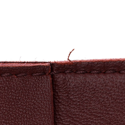 Bottega Veneta Lambskin Maxi Intrecciato Cassette Crossbody Bag Bordeaux 12 of 12