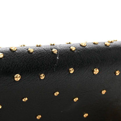 Alexander McQueen Calfskin Studded Skull Wallet on Chain Black 11 of 12