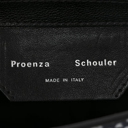 Proenza Schouler X HARMONY KORINE Calfskin PS1 Check Success Medium Satchel Blue 6 of 10