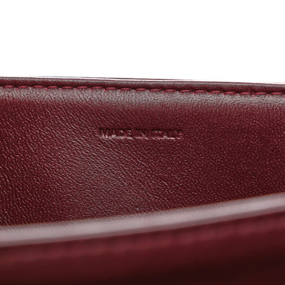 Celine Shiny Calfskin Medium Triomphe Light Burgundy 7 of 15