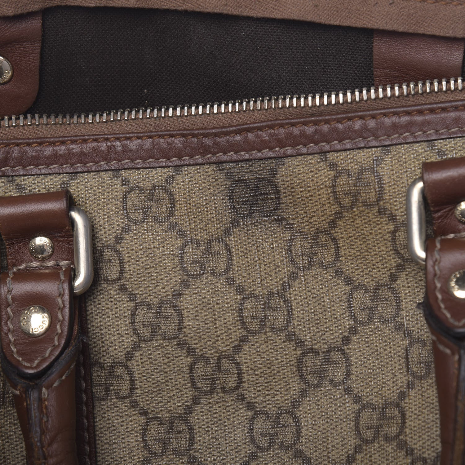 Gucci GG Plus Monogram Medium Joy Boston Brown 14 of 18