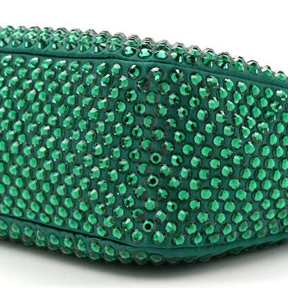 Prada Satin Crystal Re-Edition 2005 Shoulder Bag Mango 8 of 10