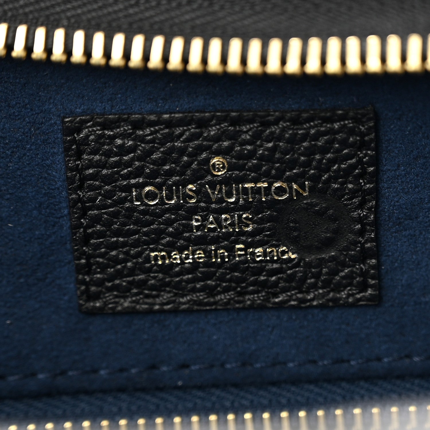 Louis Vuitton Empreinte Monogram Giant Carryall MM Black 6 of 9