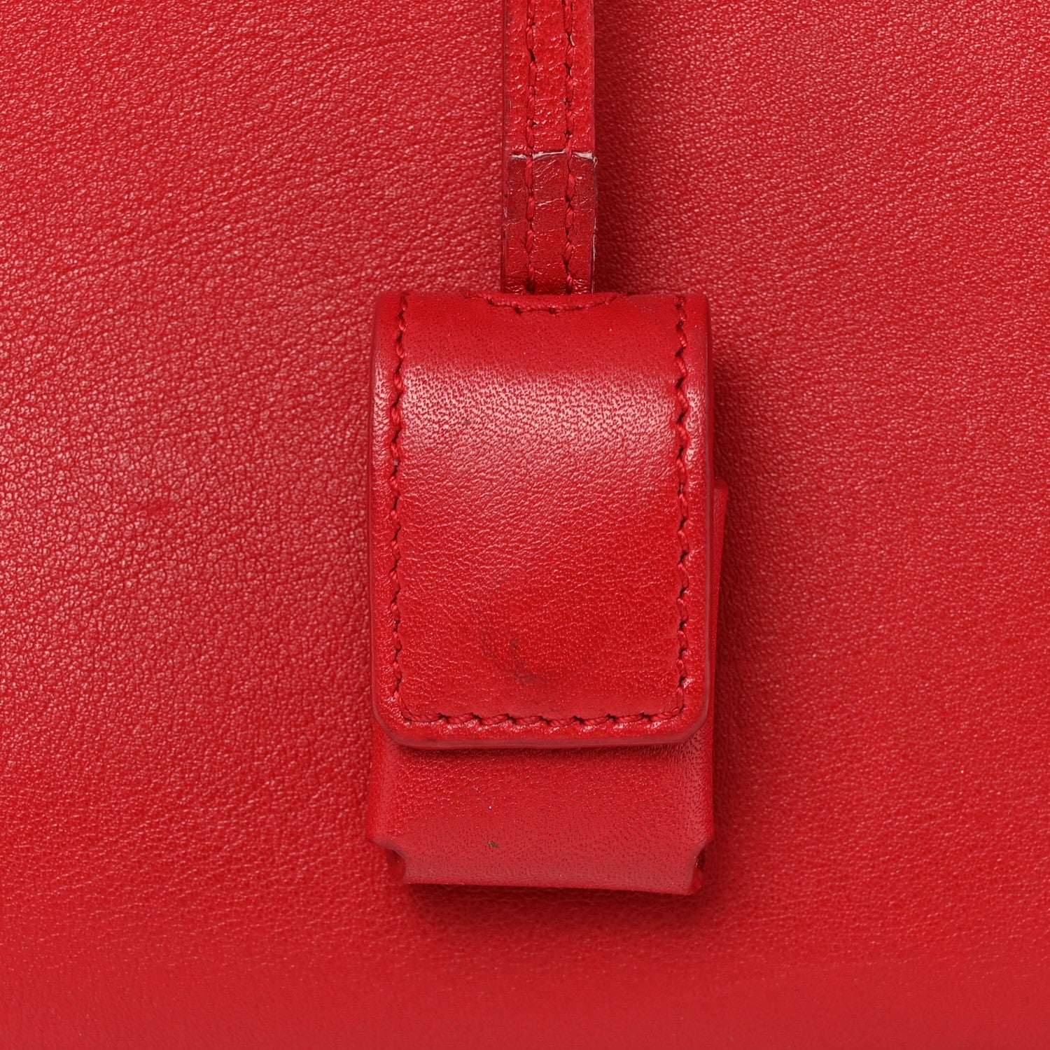 Saint Laurent Calfskin Small Sac De Jour Lipstick Red 27 of 27