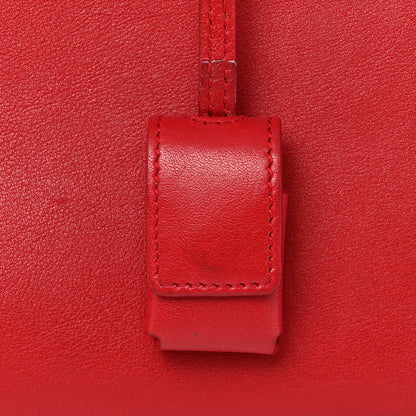 Saint Laurent Calfskin Small Sac De Jour Lipstick Red 27 of 27