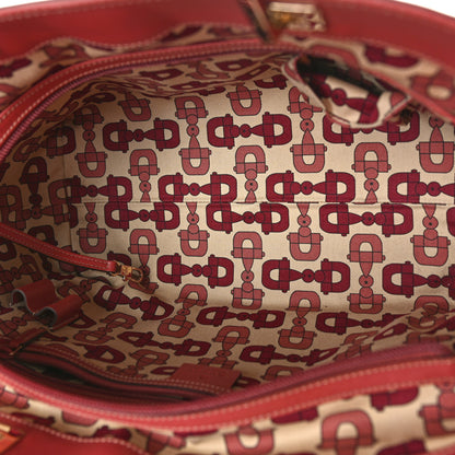 Gucci Guccissima Large Punch Tote Red 5 of 10