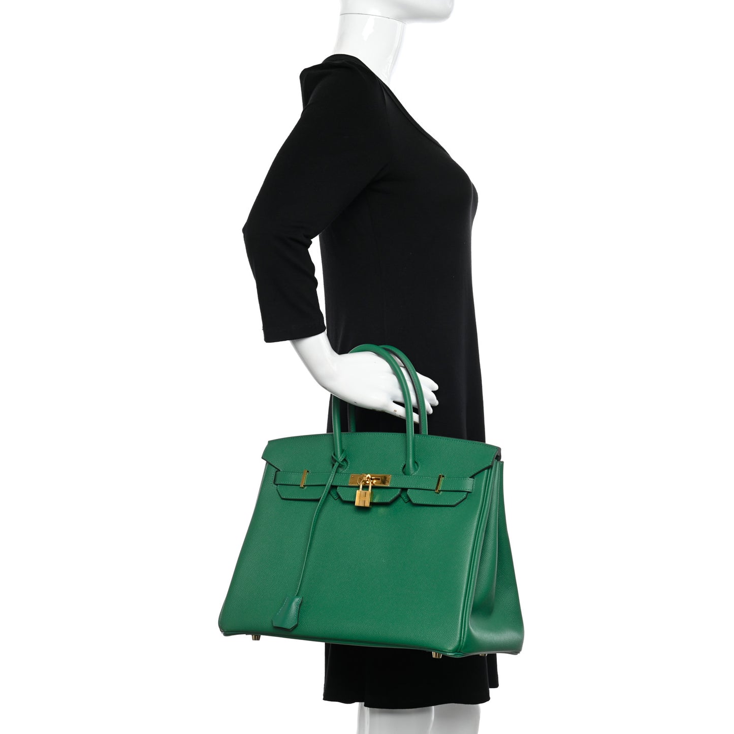 Epsom Birkin 35 Vert Vertigo
