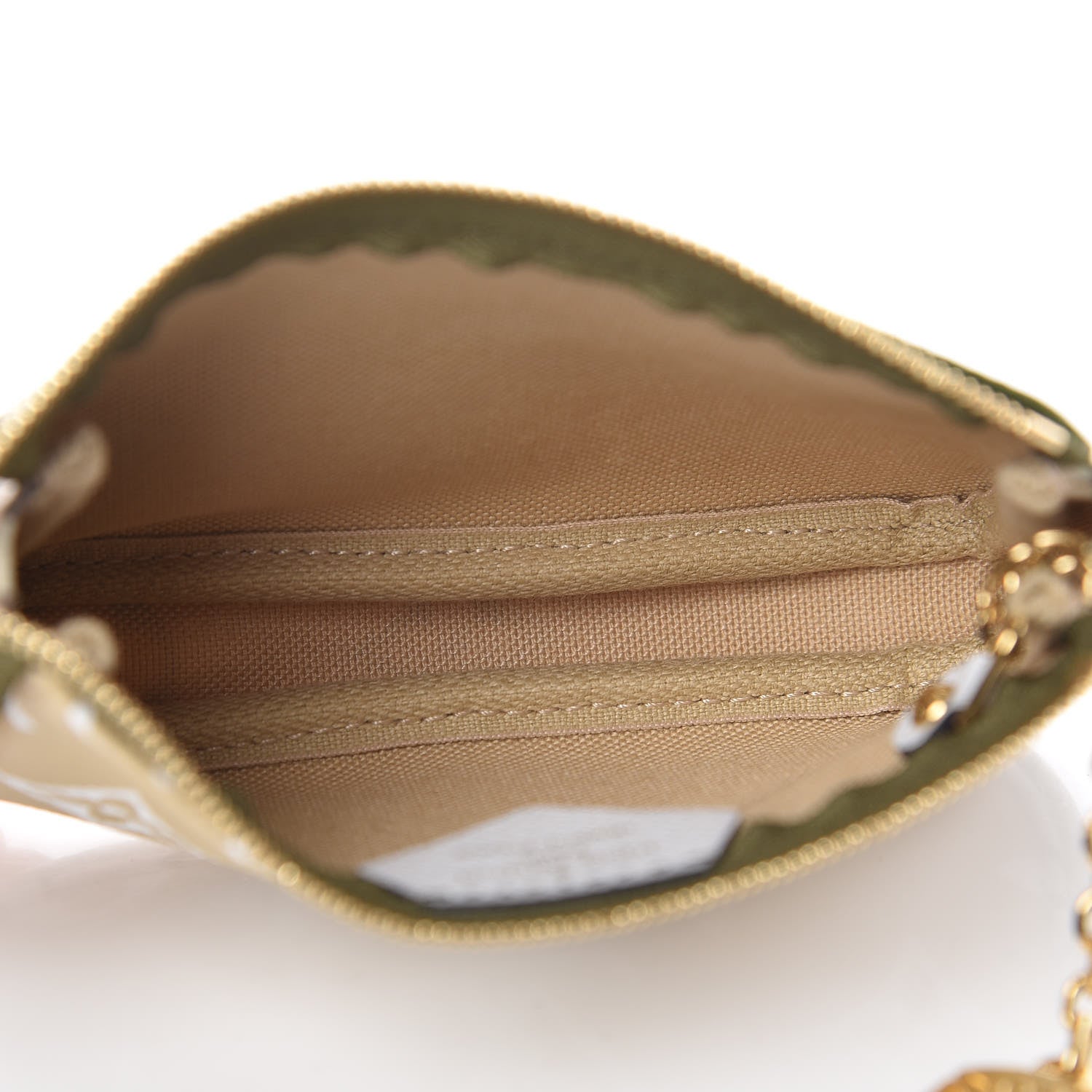 Louis Vuitton Monogram Giant Micro Pochette Accessories Kaki White 5 of 7