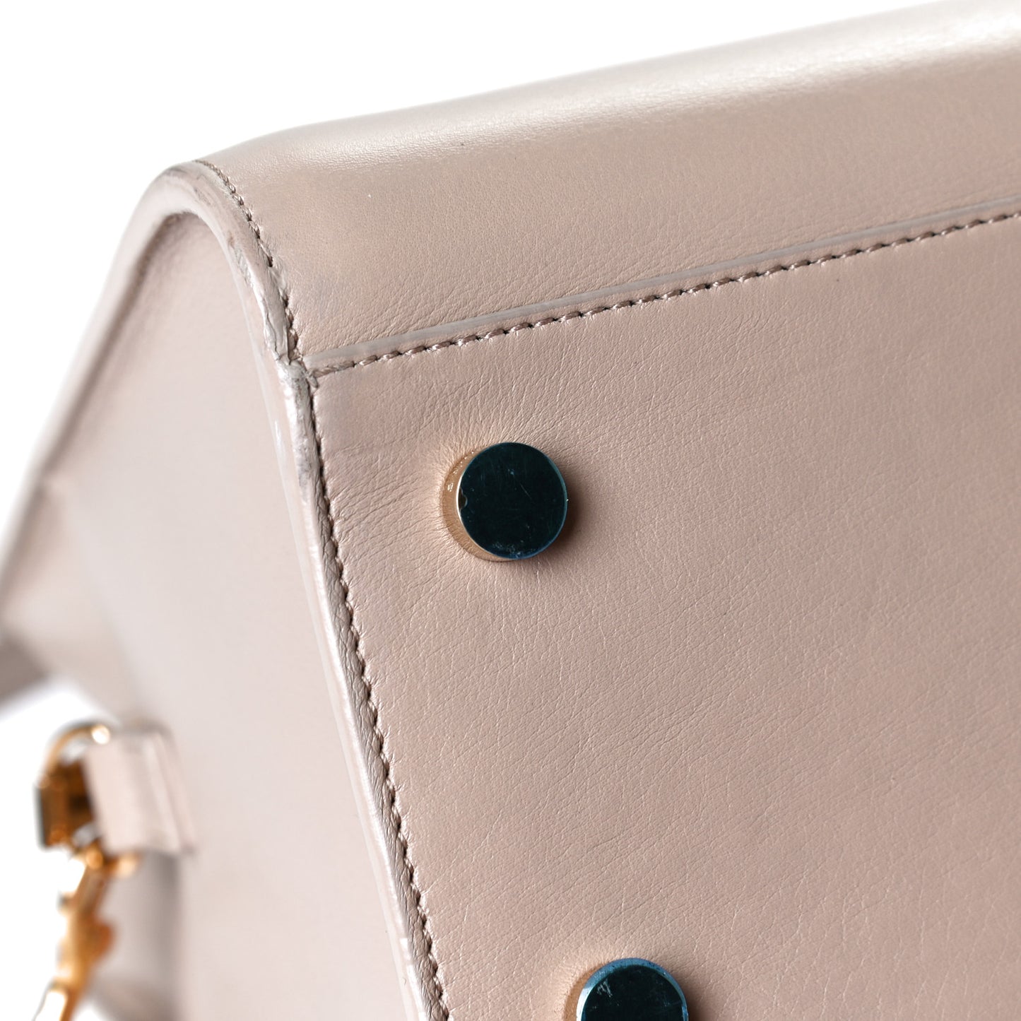 Calfskin Small Monogram Cabas Dark Beige